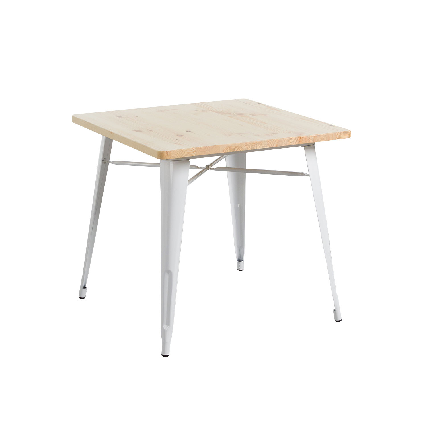 Mesa de Comedor Cuadrada Iron Wood 80x80x74cm Thinia Home Mesas de Comedor 1